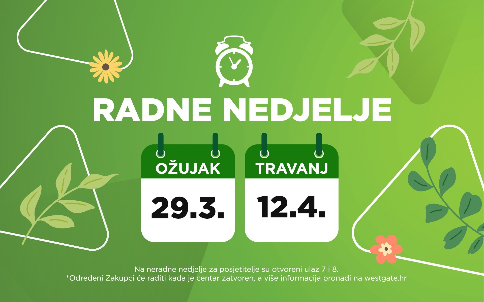 Radne nedjelje 2026.