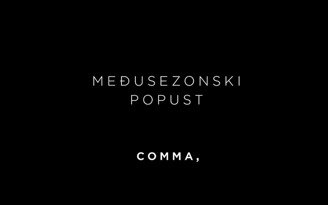 Comma međusezonski popust