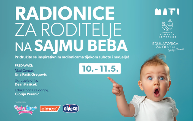 Pridružite se radionicama na Sajmu beba!