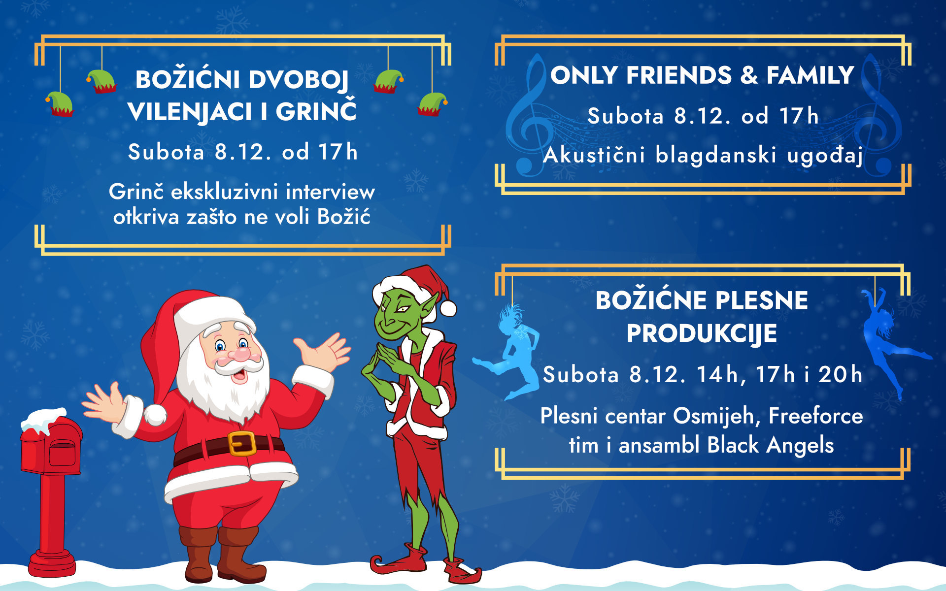 Late Night Shopping uz božićne pjesme i ples