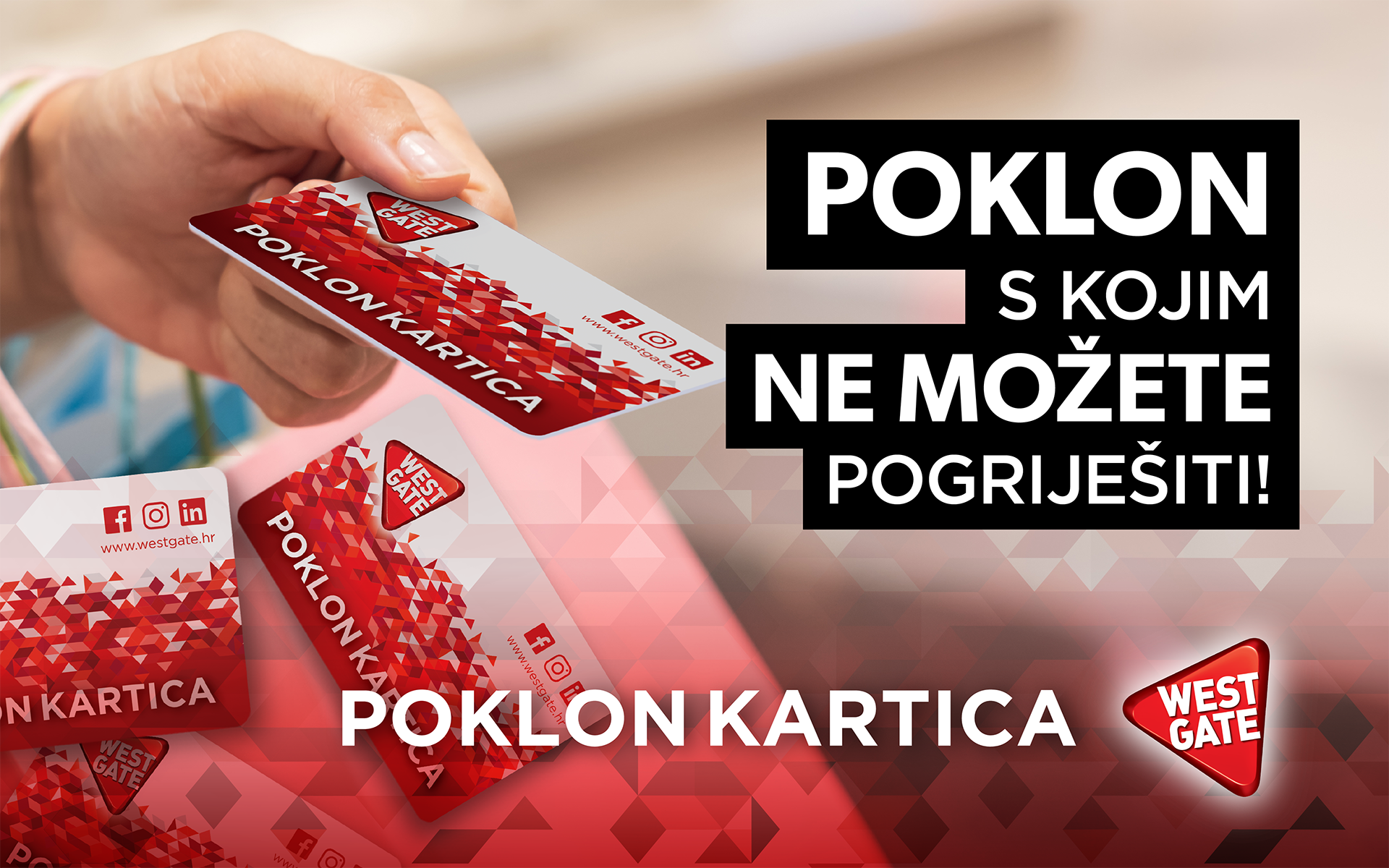 Uvjeti korištenja Westgate poklon kartice