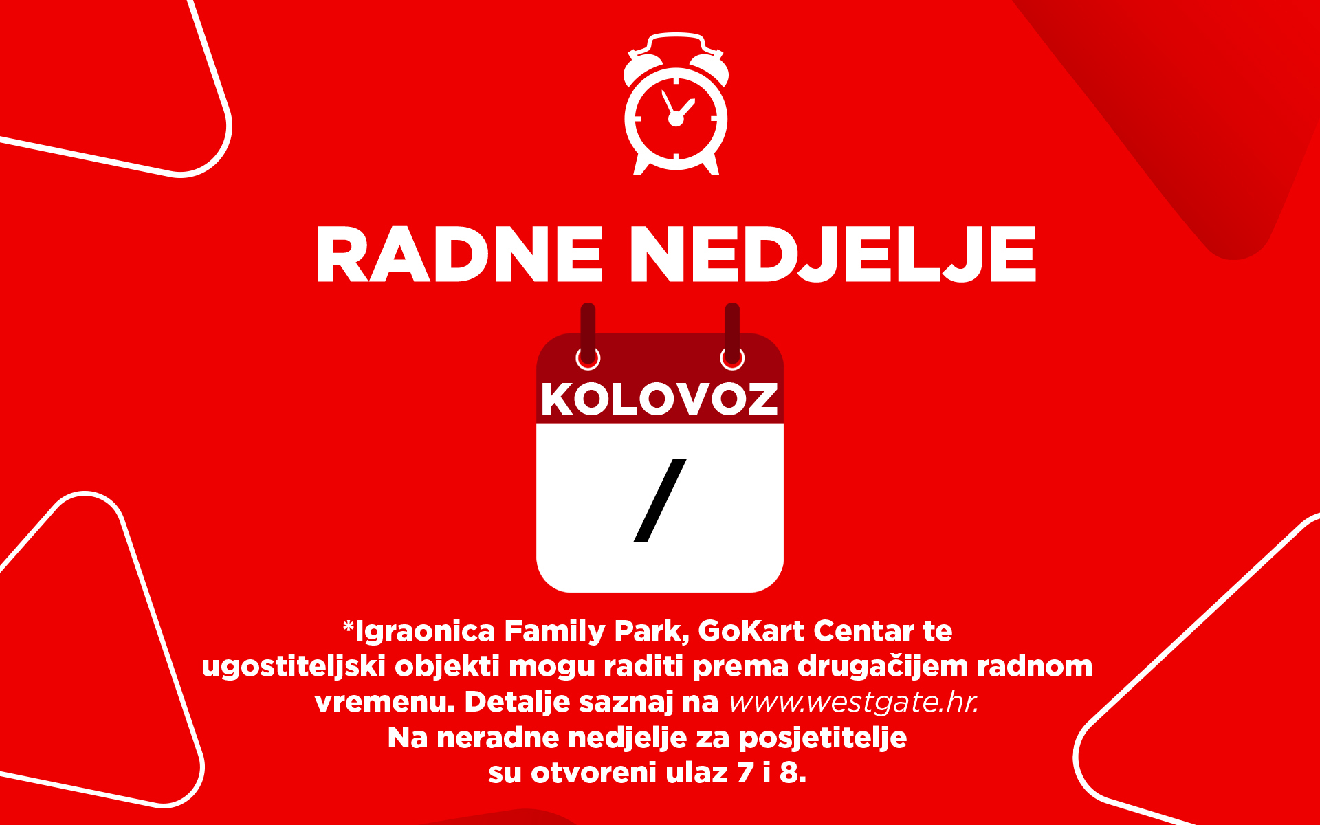 Radne nedjelje 2026.