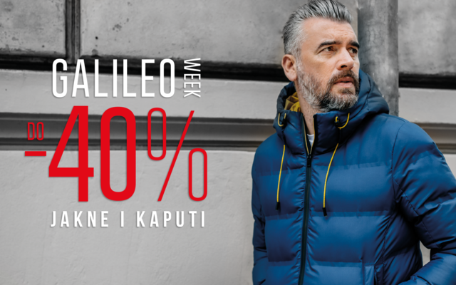 Galileo week do -40% na jakne i kapute!