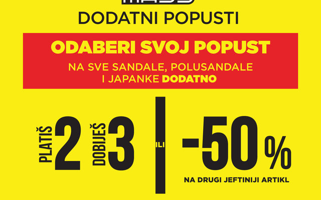 Dodatni popusti u MASS trgovini
